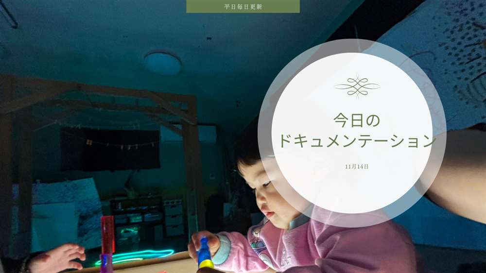 平日毎日更新 今日のドキュメンテーション 11月14日公開