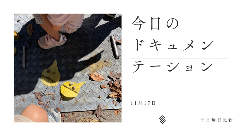 平日毎日更新 今日のドキュメンテーション 11月17日公開