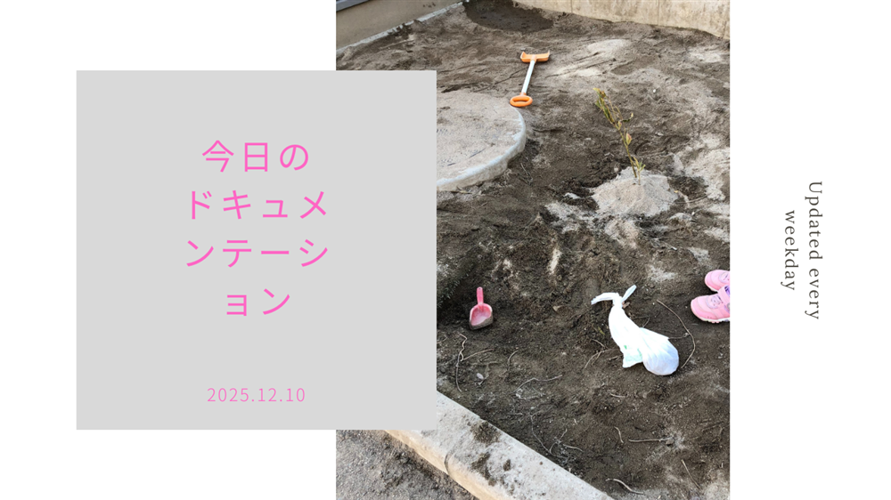 平日毎日更新 今日のドキュメンテーション 12月10日公開