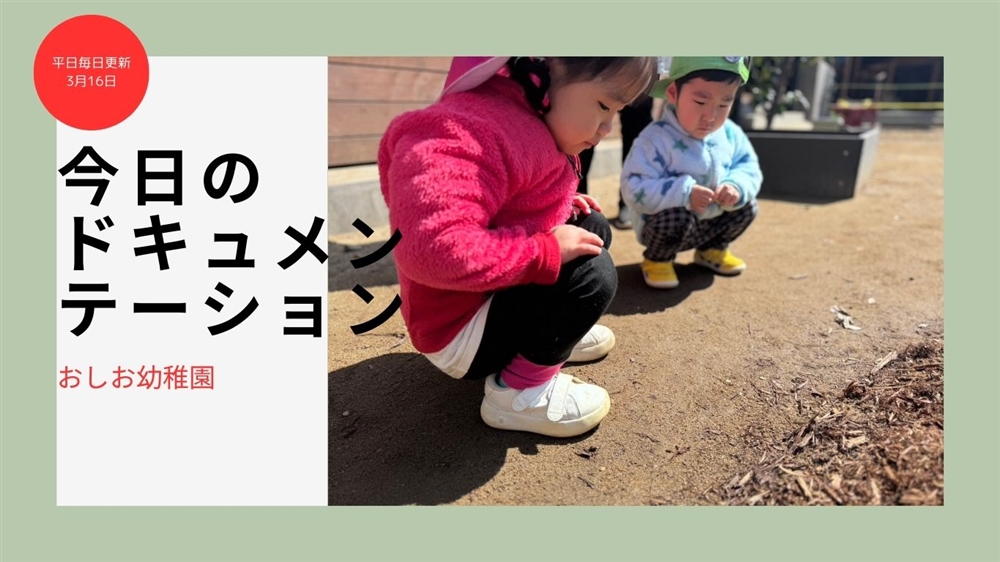 平日毎日更新 今日のドキュメンテーション 3月16日公開